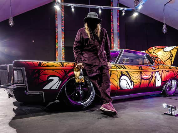 The Cartier Edition 1968 Lincoln Continental MK3, restored by Motoburo and painted by Leeds-born artist INSA.