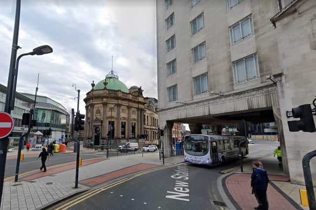 Police were called to Wellington Street after reports of a casualty outside Leeds Station (photo: Google).