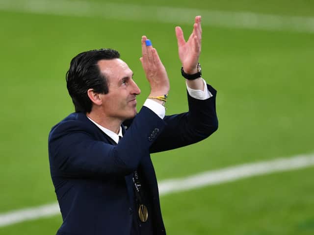 FINAL FRIENDLY: For Leeds United against Europa League champions Villarreal, managed by Unai Emery, above. Photo by ADAM WARZAWA/AFP via Getty Images.