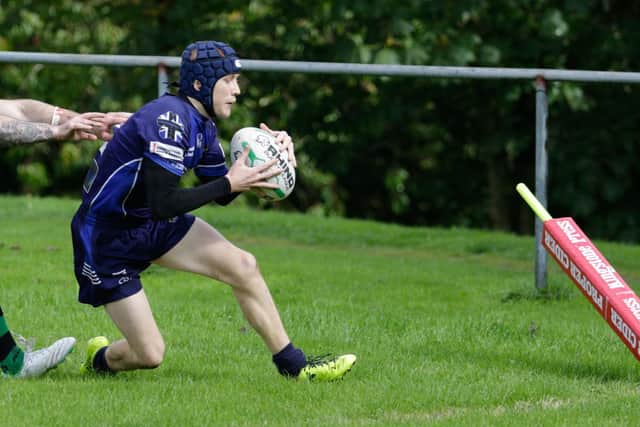 Tyler Dargan was among Hunslet Warriors' try scorers. Picture c/o Hunslet Warriors.