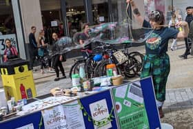 The eco-festival to highlight issues surrounding the climate crisis was held in Leeds city centre.