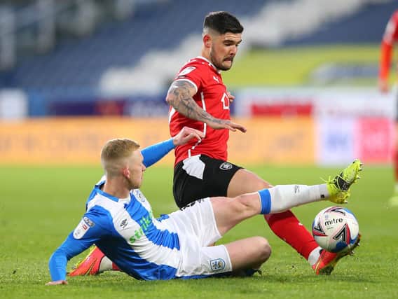 UNLIMITED ENERGY - It's easy to see why Huddersfield Town midfielder Lewis O'Brien has caught the eye of Leeds United. Pic: Getty