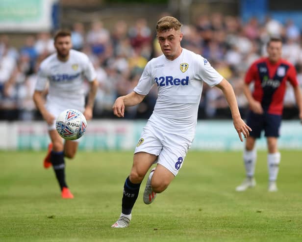 SUBLIME SKILL - Leeds United youngster Alfie McCalmont provided Morecambe fans with a highlight reel moment in his League One debut as he spends the season on loan. Pic: Jonathan Gawthorpe