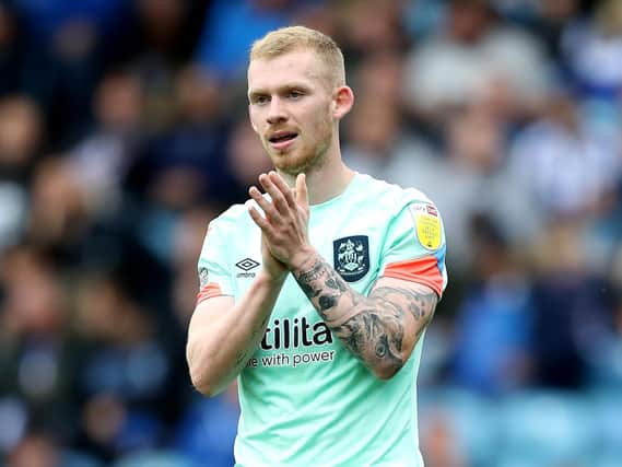 NO MOVEMENT - Leeds United's interest in Lewis O'Brien is genuine but there is no movement on a deal to bring him to Elland Road from Huddersfield Town. Pic: Getty