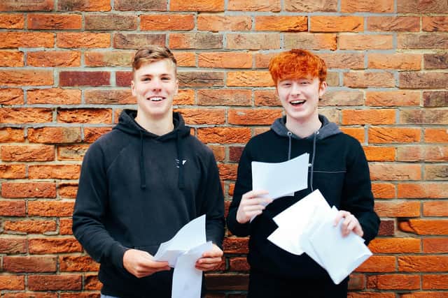 William Kinder and Zak Dobney from Woodkirk Academy.