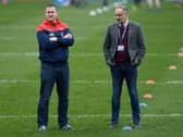 Chris Chester, left, with Michael Carter. Picture by Jonathan Gawthorpe.