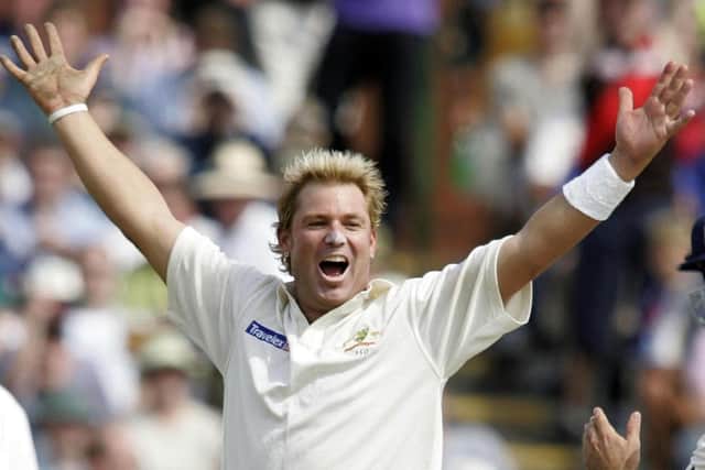 You Tube hero: Australia spin legend Shane Warne, celebrating his 600th Test wicket in 2013.