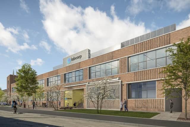 A computer generated image of how Drapers Yard will look once redeveloped.