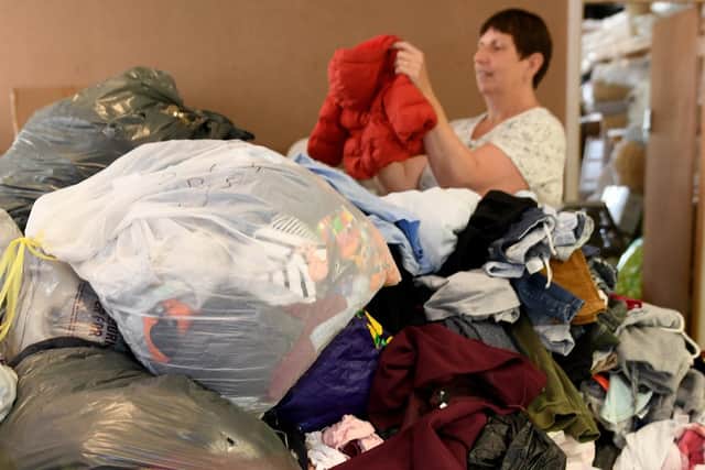 Jackie Appleton, supervisor at the Leeds Baby Bank.