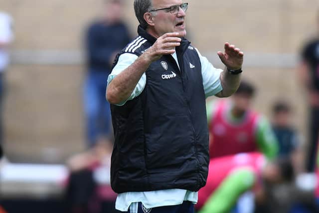 WELCOME RETURN: Of Leeds United head coach Marcelo Bielsa to press conferences this lunchtime. Photo by Tony Marshall/Getty Images.