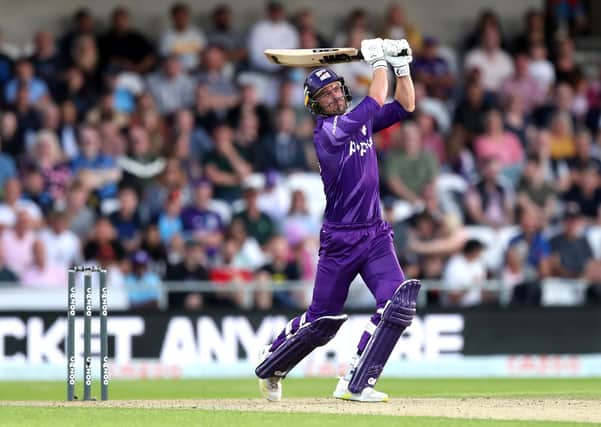 Dane Vilas of Northern Superchargers batting during The Hundred match against Manchester Originals. (Photo by George Wood/Getty Images)