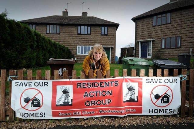 Chairwoman of the Residents Action Group, Cindy Readman.