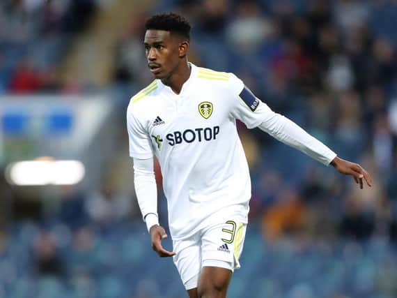 NEW FACE - Junior Firpo, signed this summer from Barcelona, is available for the visit to Manchester United on Saturday according to boss Marcelo Bielsa. Pic: Getty