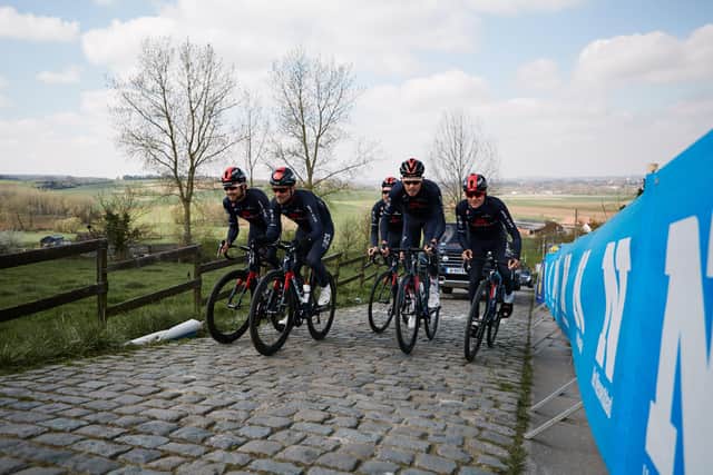 Tom Pidcock with his Ineos Grenadiers team-mates ahead of the Vuelta a Espana (Picture: Ineos)