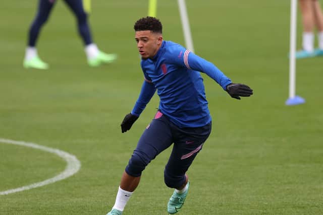 PLAN: For Jadon Sancho, above, outlined by Manchester United boss Ole Gunnar Solskjaer for the Leeds United clash. Photo by Catherine Ivill/Getty Images.