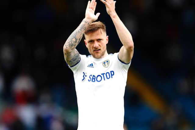 MESSAGE: To Leeds United's fans from Whites captain Liam Cooper, above, ahead of the new Premier League campaign. Photo by Lynne Cameron - Pool/Getty Images.