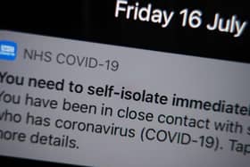 Figures show more than 5,000 people in Leeds were contacted by the NHS Covid-19 app and told to isolate in the latest week. Picture: PA Radar