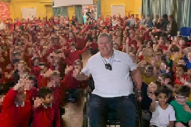 Brian at Parklands School, Leeds