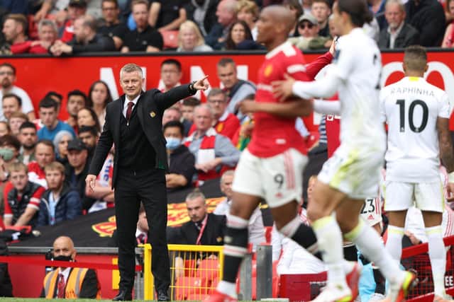 FITNESS CONCERN - Ole Gunnar Solskjaer was worried that Manchester United might not cope with Leeds United's intensity before their 5-1 win at Old Trafford. Pic: Getty