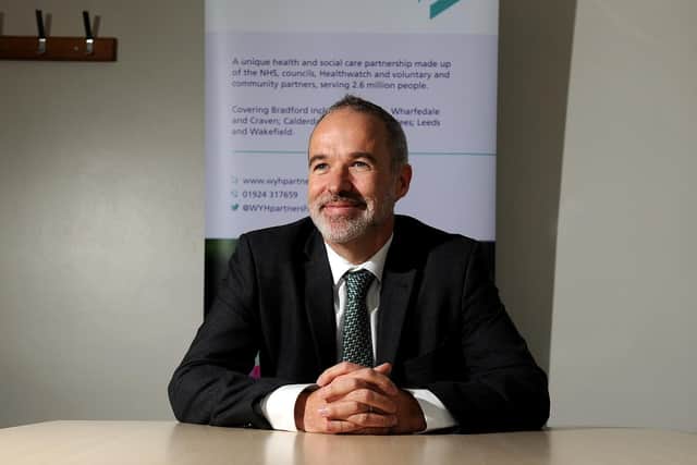 Rob Webster is chief executive of the West Yorkshire and Harrogate Health and Care Partnership. Picture: Simon Hulme