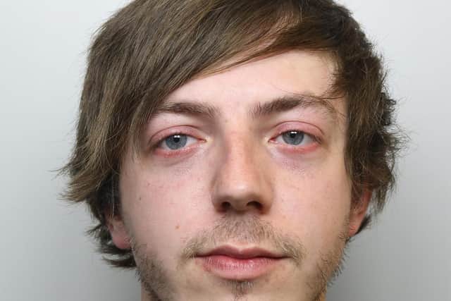 Sex offender Joshua Doyle was jailed for two years at Leeds Crown Court.