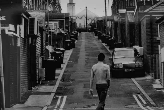 One of Neil McMullen's favourite shots which features in the exhibition, this was taken in Harehills in January.