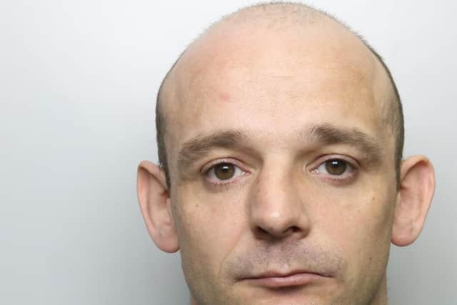 Paedophile Jonathan Wilkinson was jailed for 28 months at Leeds Crown Court after being caught by a paedophile hunter group for the second time.