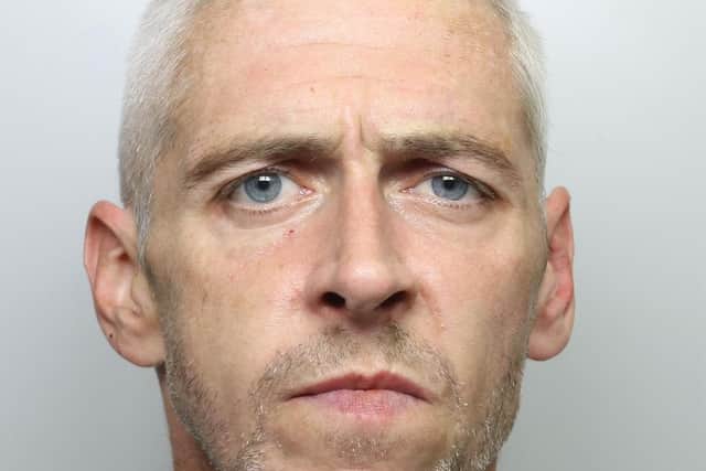 Burglar Christopher Allen was jailed at Leeds Crown Court for targeting the home of a multiple sclerosis sufferer.