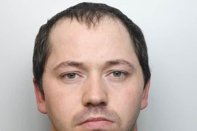 Stephen James was jailed for two years at Leeds Crown Court for assaulting a taxi driver.
