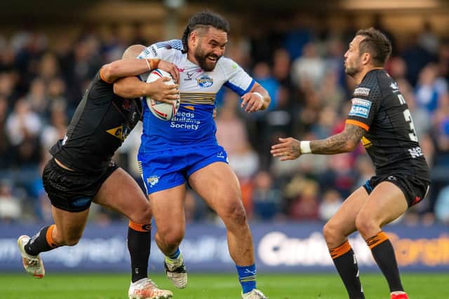 Konrad Hurrell in action against Castleford earlier this month. Picture by Jonathan Gawthorpe.