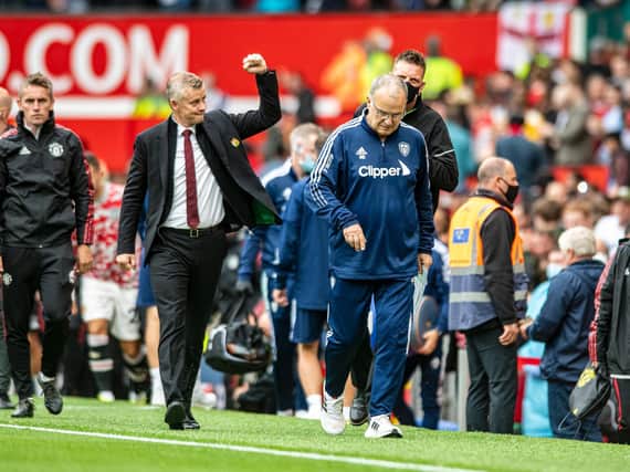 BAD DAY - Marcelo Bielsa's season got off to a disastrous start at Manchester United, but the knives came out too quickly for the Leeds United head coach in some quarters. Pic: Getty