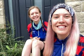 Maggie Hookes and Bridget Alexander are cycling from Saltaire to Skye in Scotland to raise money for Alzheimer's Society.