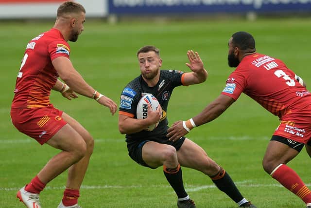 Danny Richardson in action against Catalans Dragons. Picture by Jonathan Gawthorpe