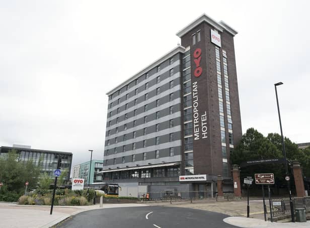 A view of the OYO Metropolitan Hotel in Blonk Street, Sheffield (Photo: Peter Byrne/PA Wire)