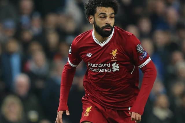 Started as he means to go on: Liverpool striker Mo Salah.