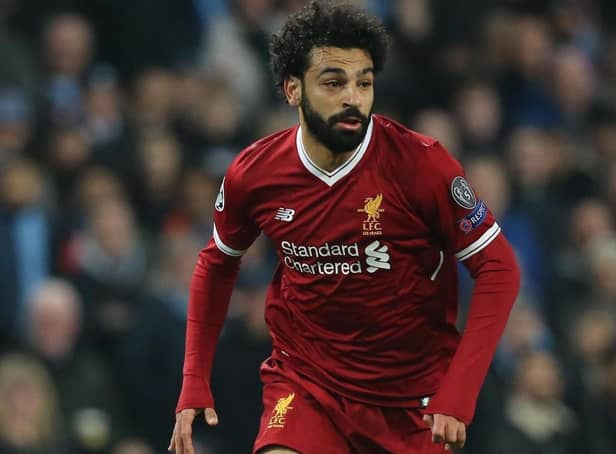 Started as he means to go on: Liverpool striker Mo Salah.