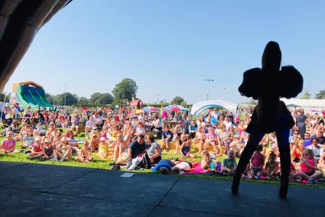 Family fun at Stockeld Park.