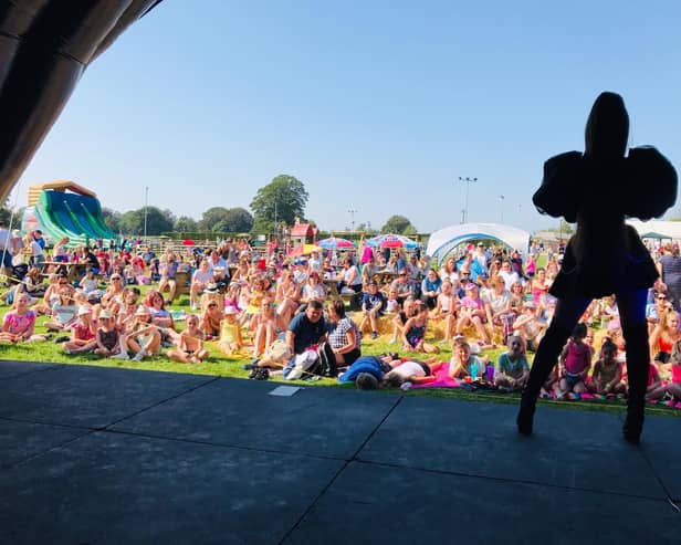 Family fun at Stockeld Park.