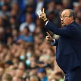 Everton boss Rafa Benitez at Goodison Park. Pic: Chris Brunskill/Getty Images