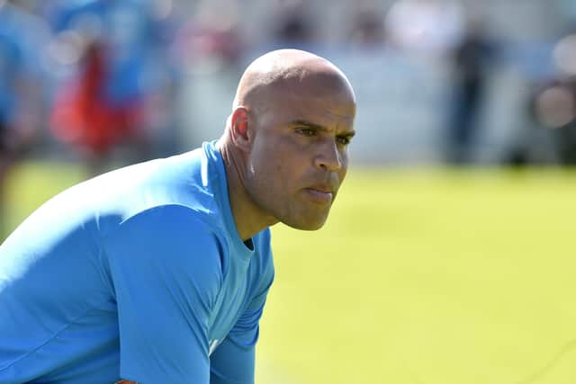 Guiseley manager Marcus Bignot. Picture: Steve Riding.