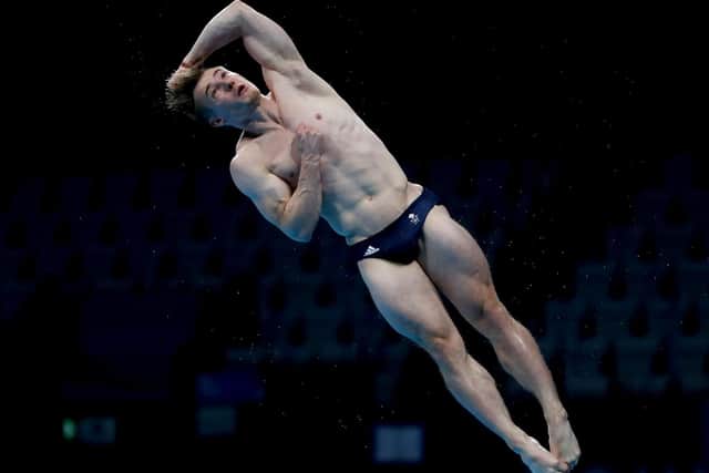 WELCOME SIGHT: Yorkshire diving star Jack Laugher admitted that the sight of empty seats at the Tokyo 2020 Olympics eased the pressure on him as he returned home with a bronze medal. Picture: Getty Images.