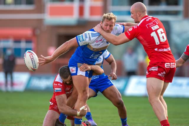 Captain Matt Prior could return for Rhinos this week. Picture by Bruce Rollinson.