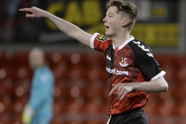 ON TRIAL - Leeds United are taking a look at Crusaders teenager Jack Patterson, with West Ham United also interested