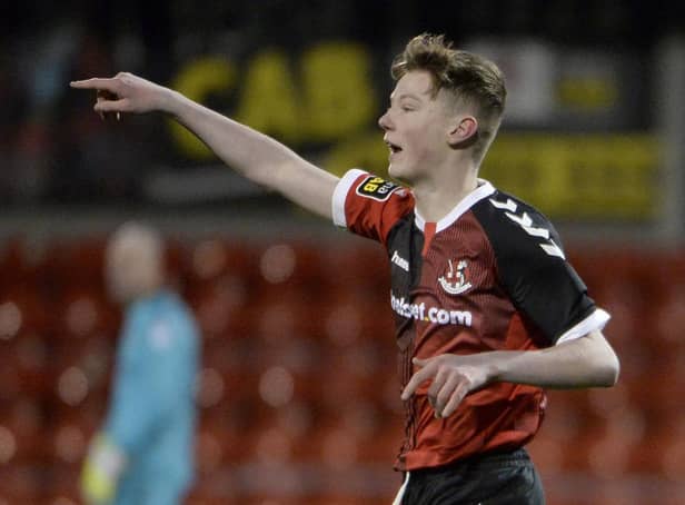 ON TRIAL - Leeds United are taking a look at Crusaders teenager Jack Patterson, with West Ham United also interested