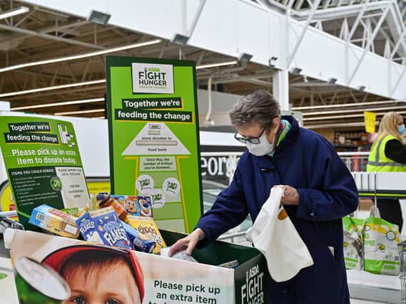 Asda Pudsey Owlcotes Centre customers have helped provide food by adding much-needed items to the collection trolleys.