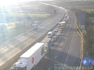 The M1 near Wakefield.