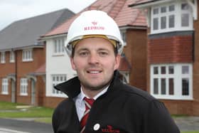 Redrow site manager Michael Burnell, from Leeds, won an award for his work at The Avenue at Thorpe Park.