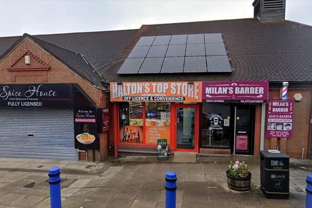 Halton's Top Store, Selby Road, where the attack took place (Photo: Google)
