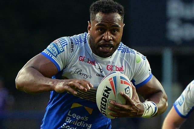 Leeds Rhinos' Fijian forward King Vuniyayawa is believed to have signed a contract with Super League rivals Salford Red Devils. Picture: Jonathan Gawthorpe/JPIMedia.