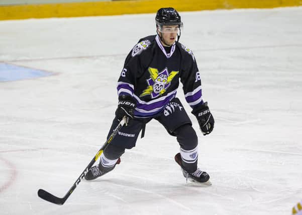 BEST OF BOTH WORLDS: Defenceman Ben Solder is looking forward to splitting his time between Leeds Knights and parent club, Manchester Storm. Picture courtesy of Mark Ferriss/EIHL.